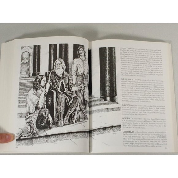 Vintage Book "Characters From Tolkien" David Day Chancellor Press 2002 Bestiary - Picture 8 of 10
